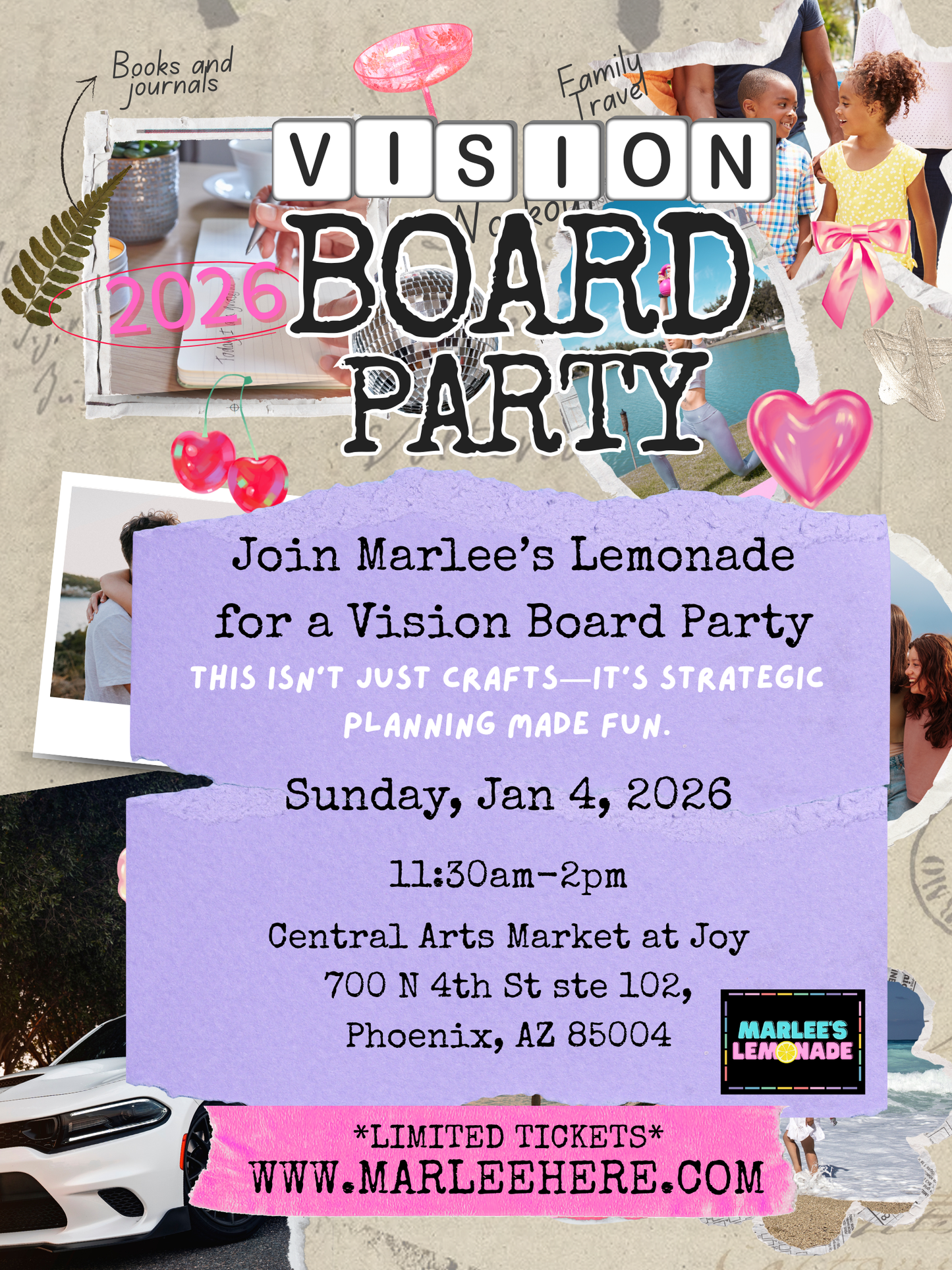 Vision Board Party By Marlee's Lemonade