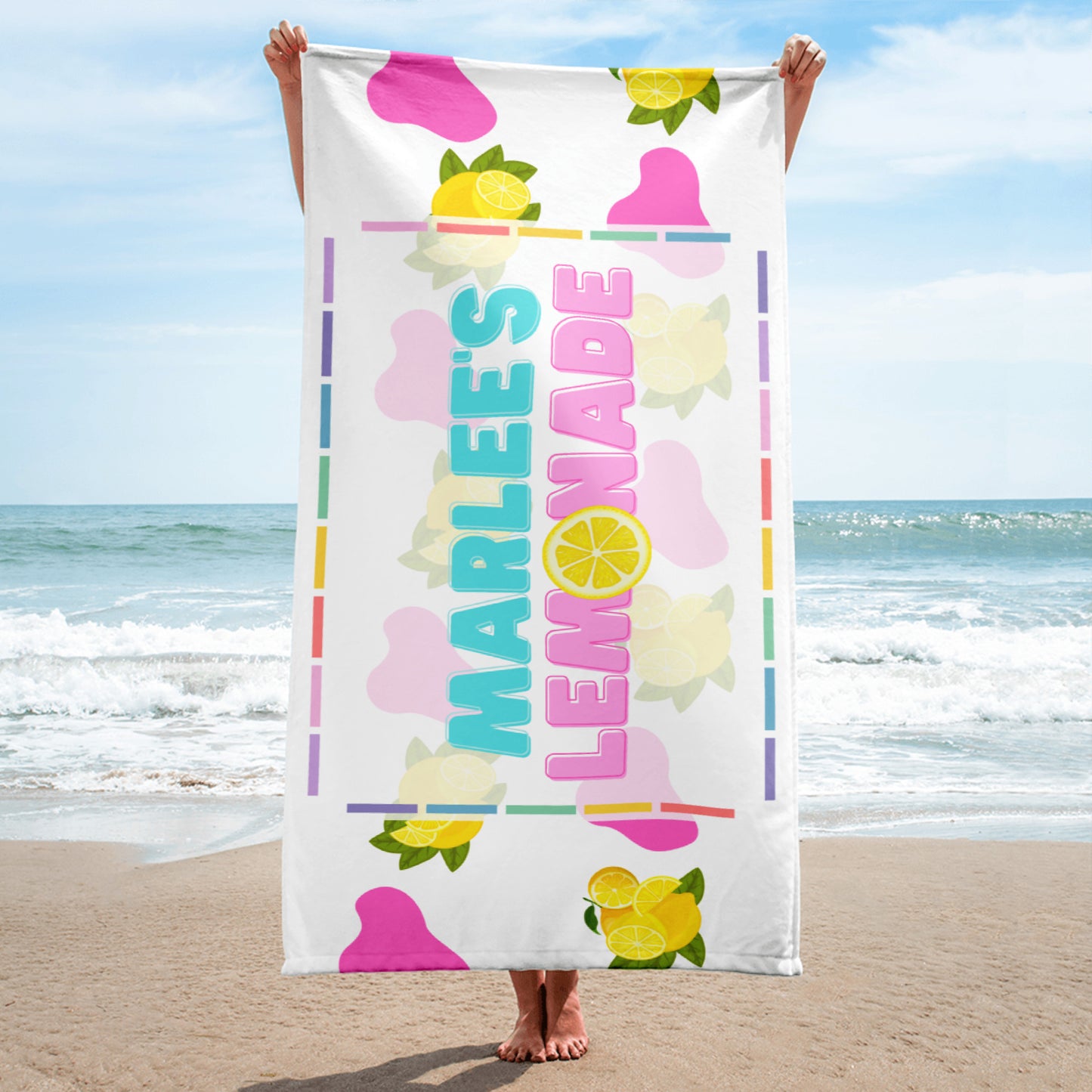 Marlee's Lemonade Beach Towel