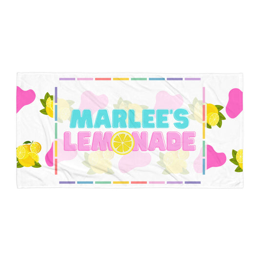 Marlee's Lemonade Beach Towel